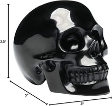 Load image into Gallery viewer, Gorgeous 5'' Black Obsidian Skull - Perfect for Halloween &amp; Year-Round Décor