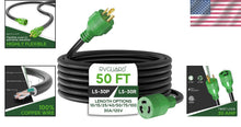 Load image into Gallery viewer, NEMA L5-30P 50 Foot 30 Amp Generator Power Cord - Safe &amp; Durable Solutions