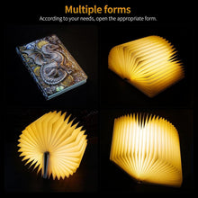 Load image into Gallery viewer, Portable Flying Dragon Book Lamp - 3 Color Touch Night Light for Teens &amp; Adults