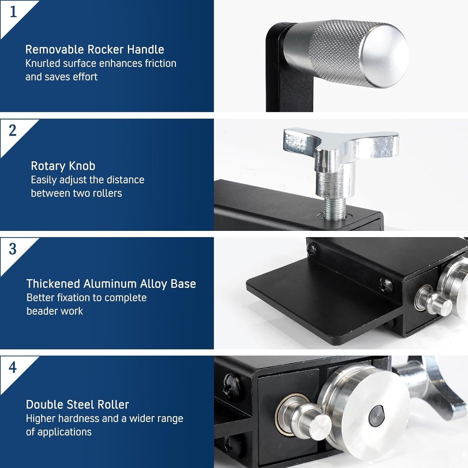 Professional Bead Roller for Aluminum, Titanium, and Copper Tubing Up to 5/8" ID