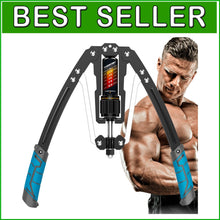 Load image into Gallery viewer, Unisex Adjustable Arm Expander: 22-440lbs Hydraulic Strength Training Tool