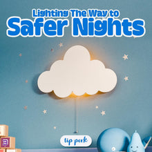 Load image into Gallery viewer, Whimsical LED Cloud Lights - Cute Battery-Powered Wall Fixtures for Baby Rooms