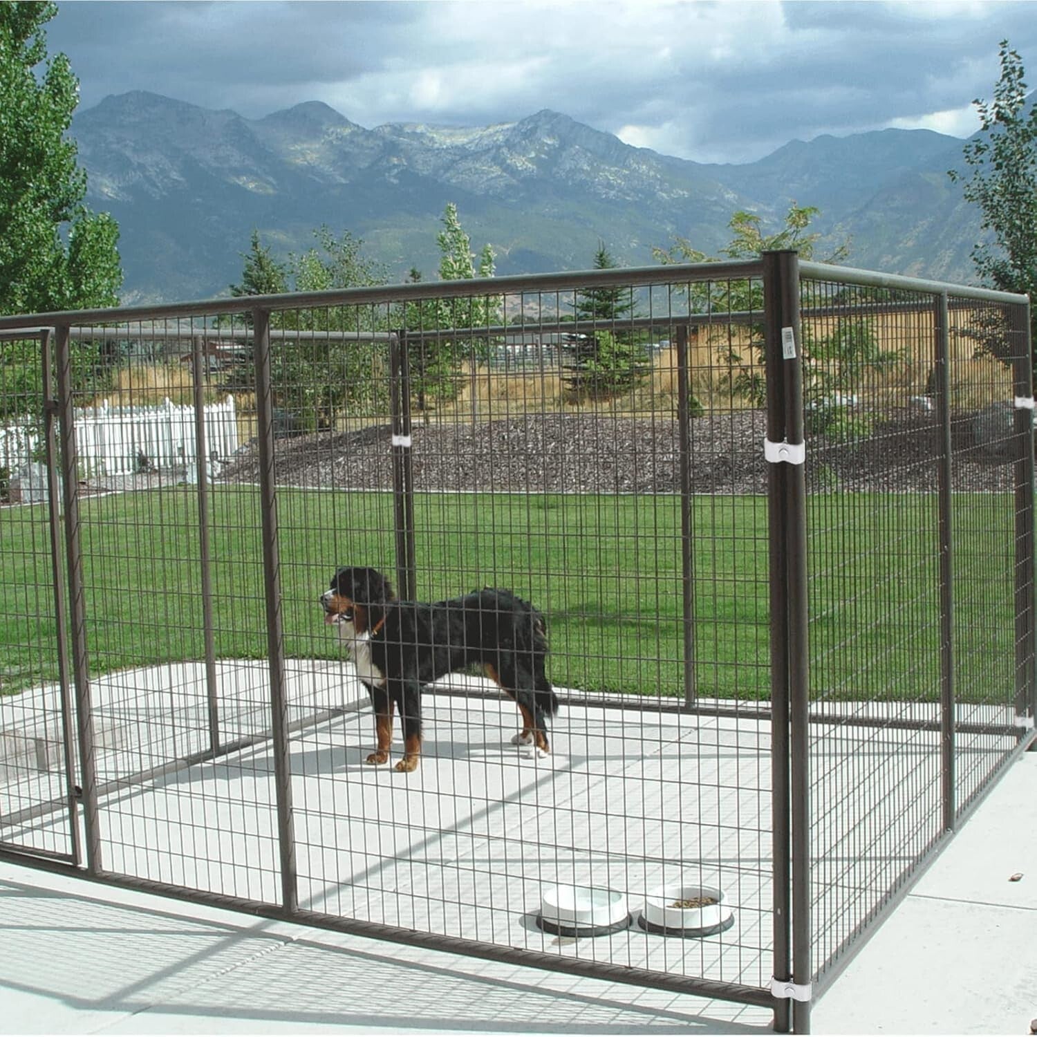 20 Modern Rock-Solid Dog Kennel Panel Clamps - Weather-Resistant Steel