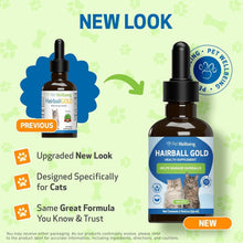 Load image into Gallery viewer, Natural Hairball Management for Cats - MCT Oil &amp; Herbal Blend - 2 oz