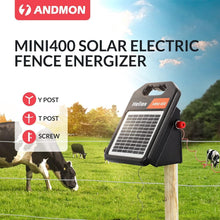 Load image into Gallery viewer, Reliable 0.3J Solar Electric Fence Charger with Long Operating Time, 12V Battery