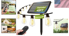 Load image into Gallery viewer, All-Weather Solar String Lights - 24 Shatterproof LED Bulbs Perfect for Patios