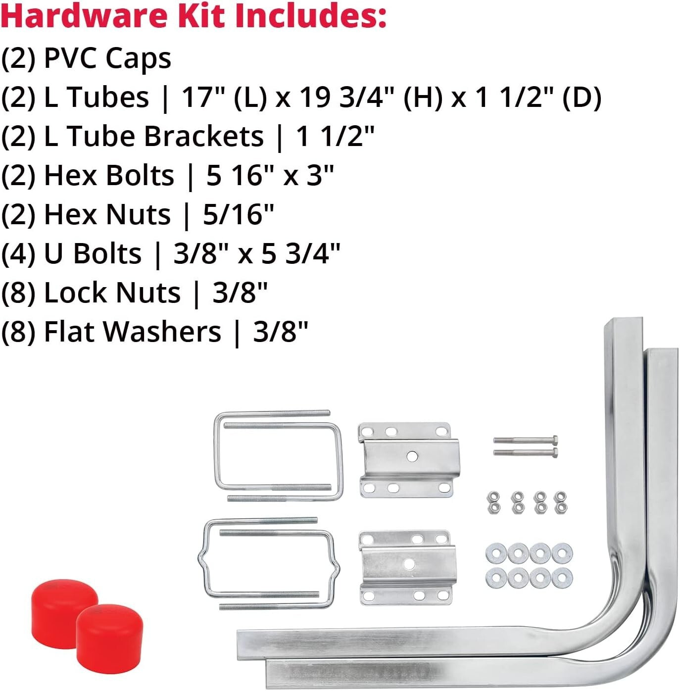 Durable SeaSense Guide Pole Kit - Trailers for Boats, Kayaks & Canoes Included