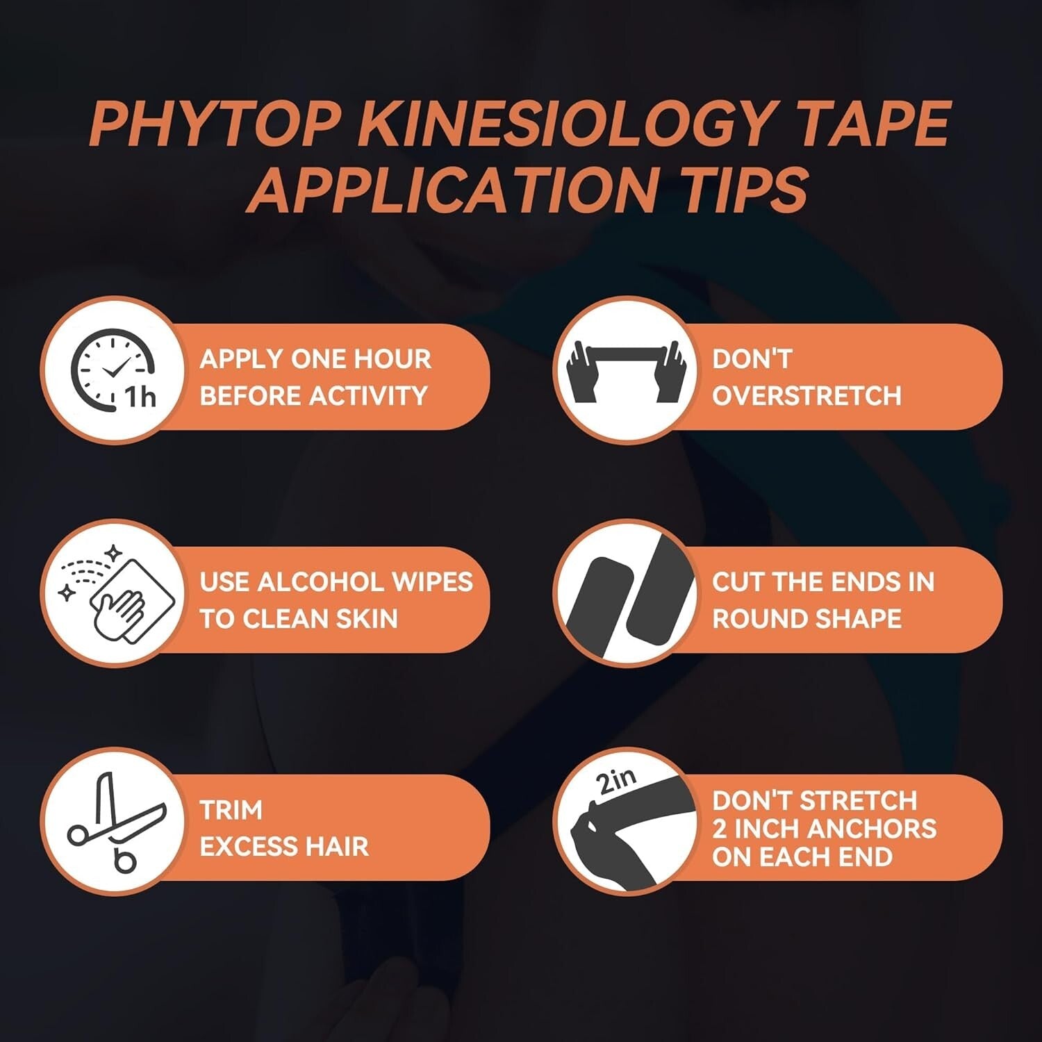 12 Rolls of Kinesiology Tape in Rainbow Colors - Support & Recovery Muscle Tape