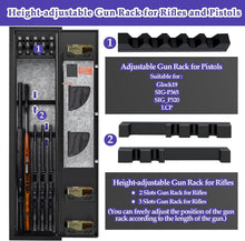 Load image into Gallery viewer, Secure 3-5 Gun Cabinet with Adjustable Racks - Quick Access for Home Protection
