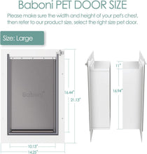 Load image into Gallery viewer, Energy-Efficient Large Pet Door with Telescoping Tunnel for Easy Access