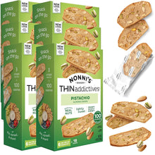Load image into Gallery viewer, Pistachio Almond Thin Cookies - Individually Wrapped &amp; Low-Calorie Delights