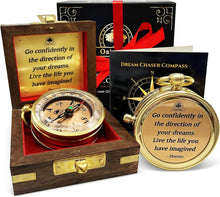 Load image into Gallery viewer, Unisex Graduation Gift: Premium Compass in Decorative Box - Inspire Dreams Today