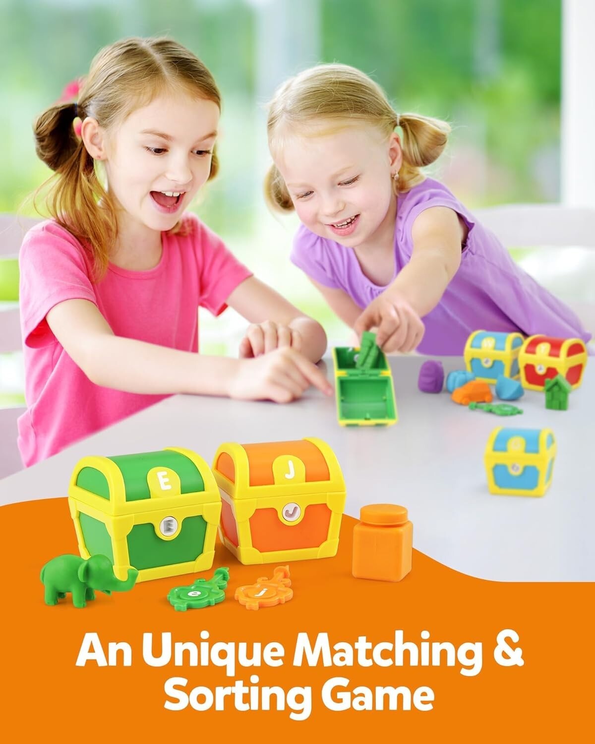 Colorful ABC Learning Treasure Boxes - Engaging Educational Games for Kids