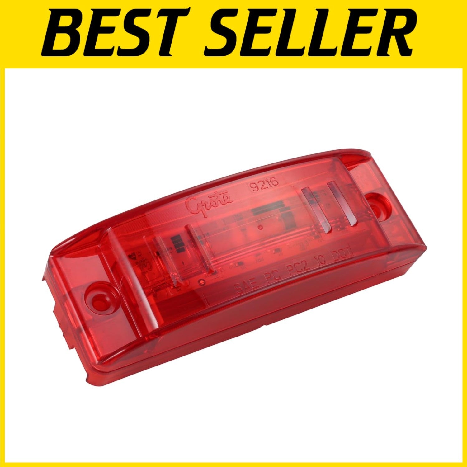 High-Visibility Red LED Clearance Marker Light - Waterproof for All Conditions