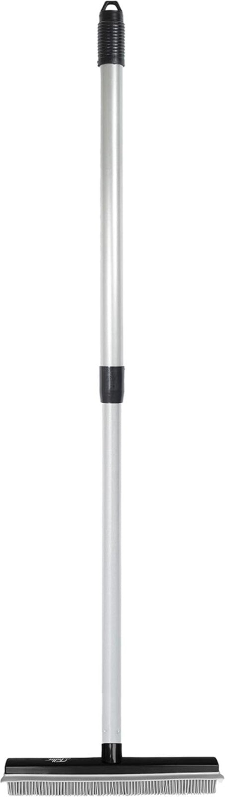 Flexible Rubber Broom with 52-Inch Handle – Perfect for Hair and Dust Removal