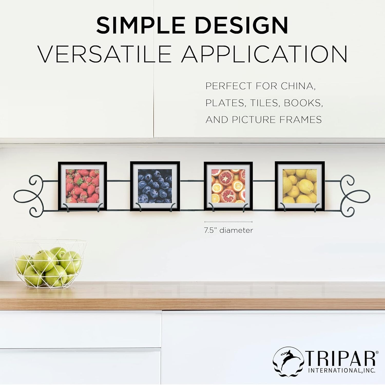 Premium Quality Horizontal Plate Stand for Collectible Plates Indoor Display