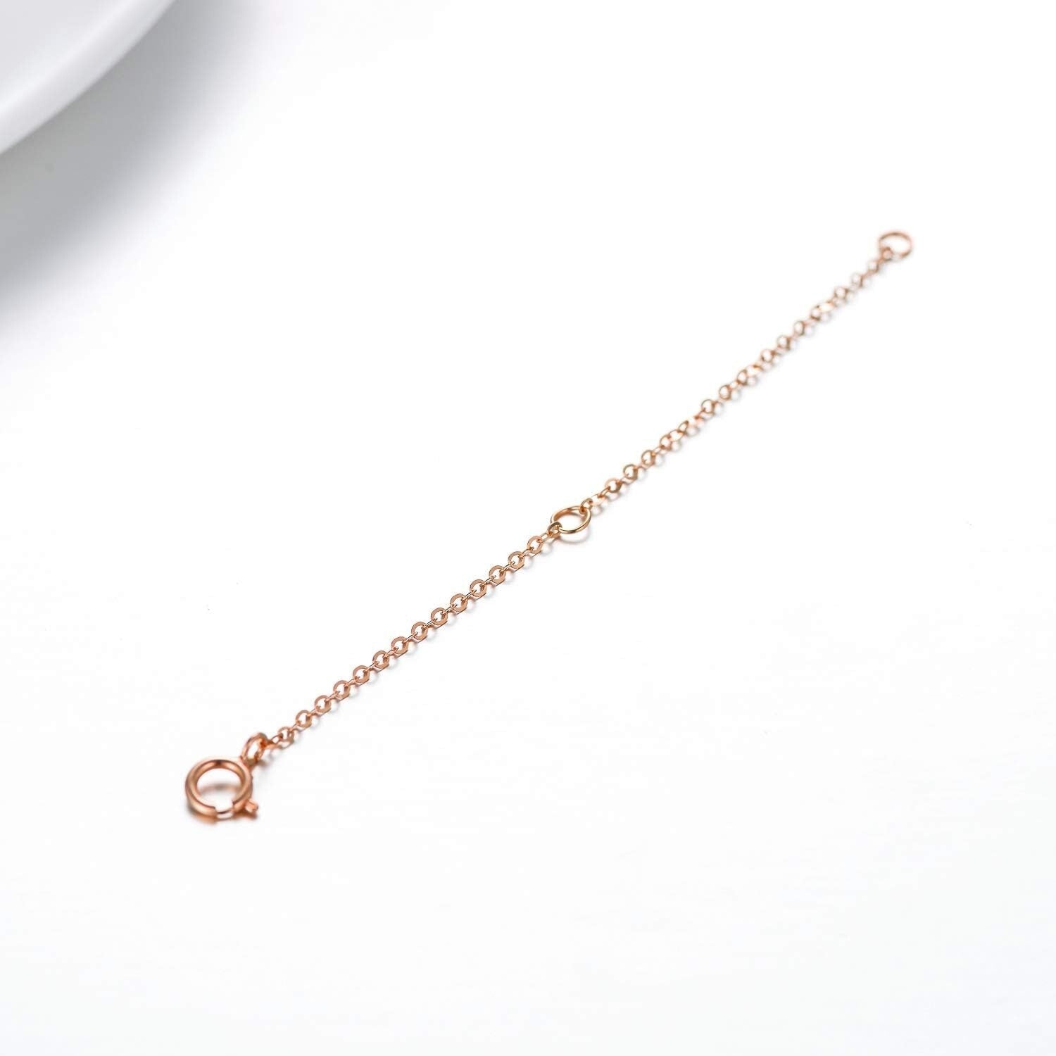 Elegant 14K Gold Chain Extender - 3 Inch Adjustable for Endless Styling Options