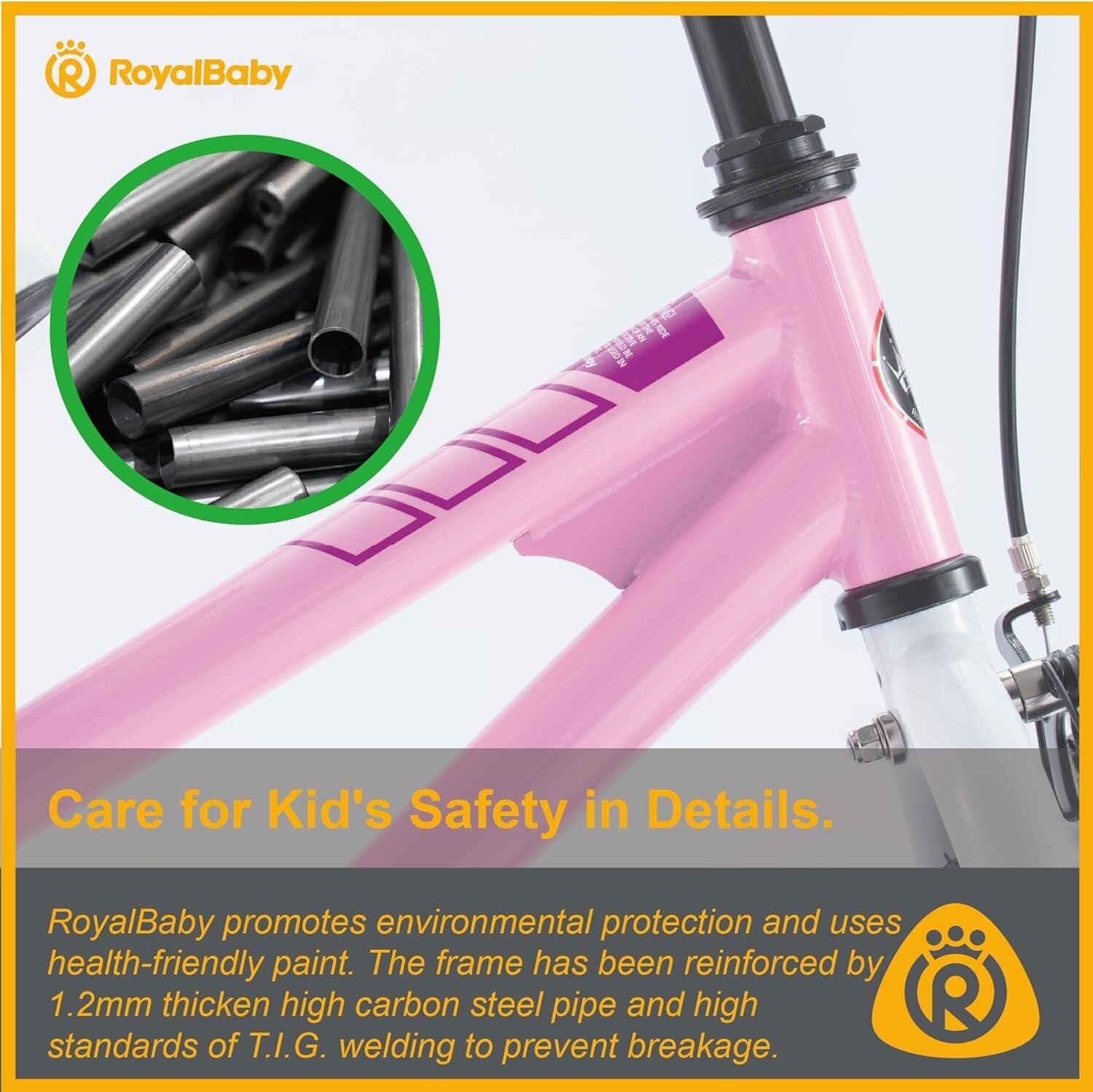 Adjustable 18 Inch Kids Bicycle with Water Bottle - Perfect for Learning Fun