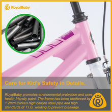 Load image into Gallery viewer, Adjustable 18 Inch Kids Bicycle with Water Bottle - Perfect for Learning Fun
