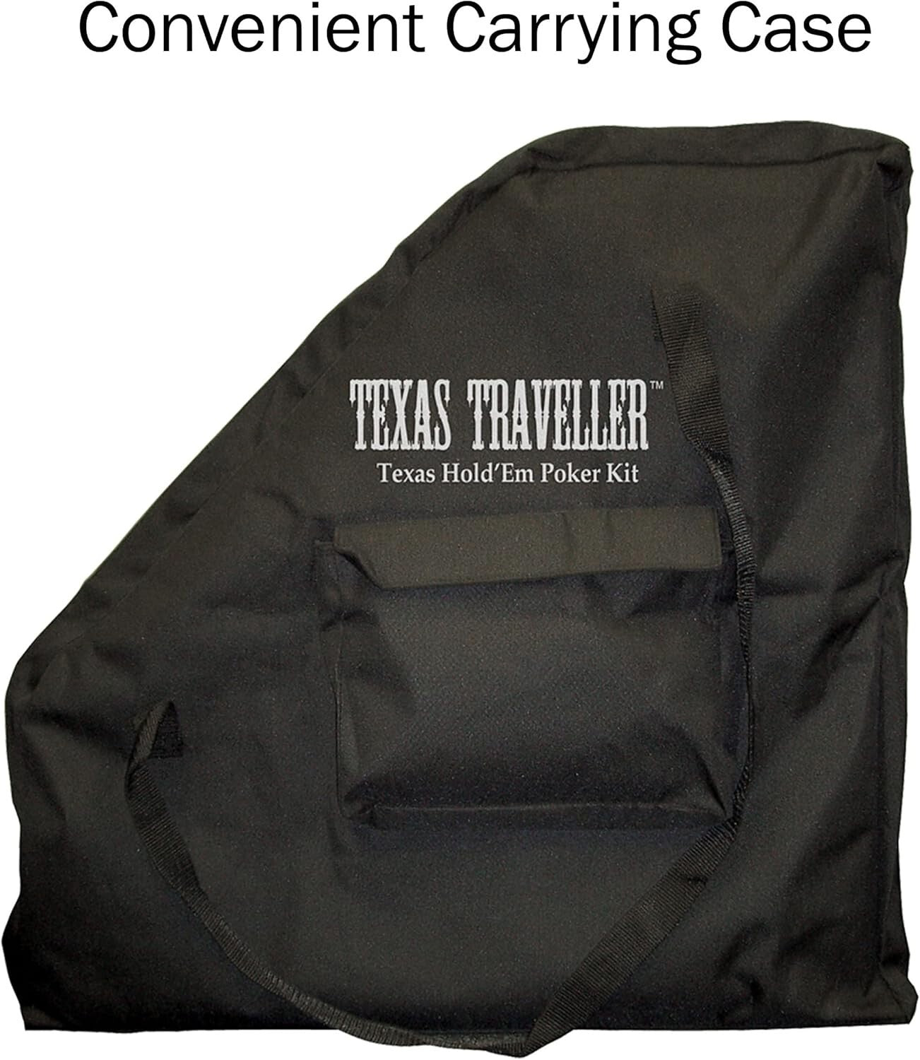 Texas Hold 'Em Poker Table Topper - Folds for Easy Travel and Storage