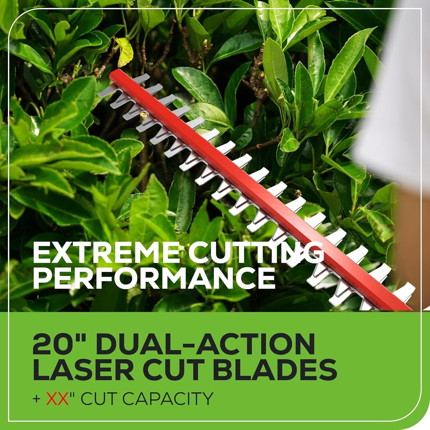 Powerful 40V Combo Kit: Pole Saw & Hedge Trimmer - Maintain a Beautiful Garden