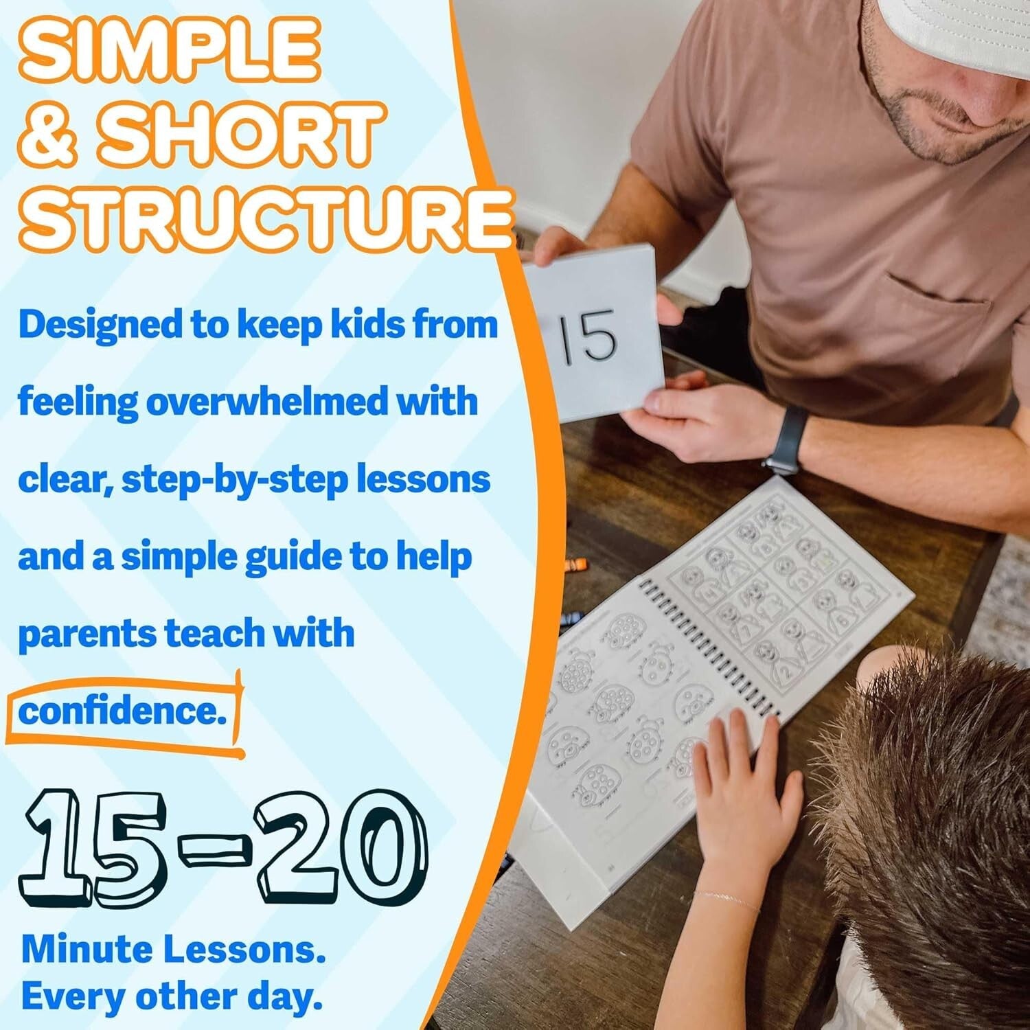 Teacher-Approved Kindergarten Math Workbook - Learn Counting & Basic Operations