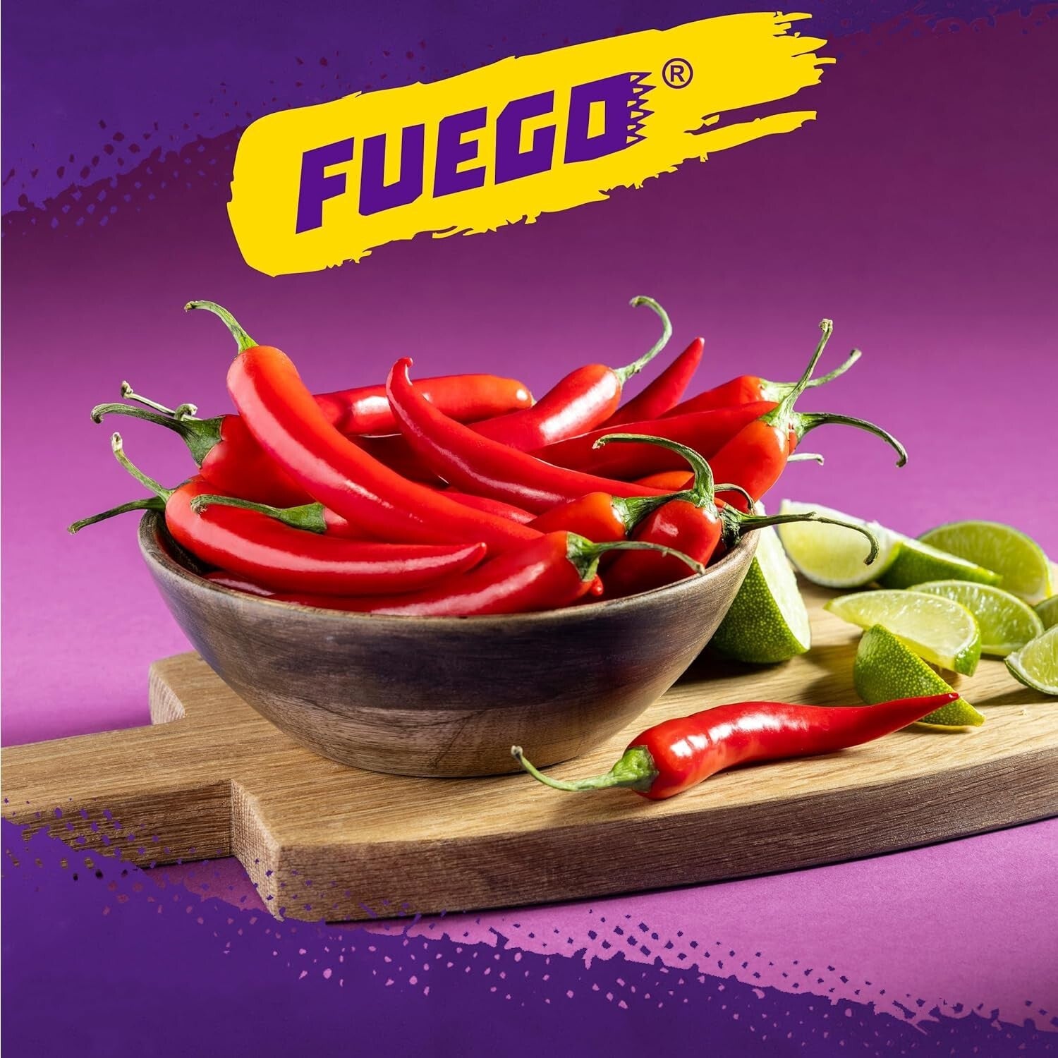 Fuego Hot Nuts 3 Ct - Extreme Spicy Double-Crunch Peanuts in Lime & Chili Flavor