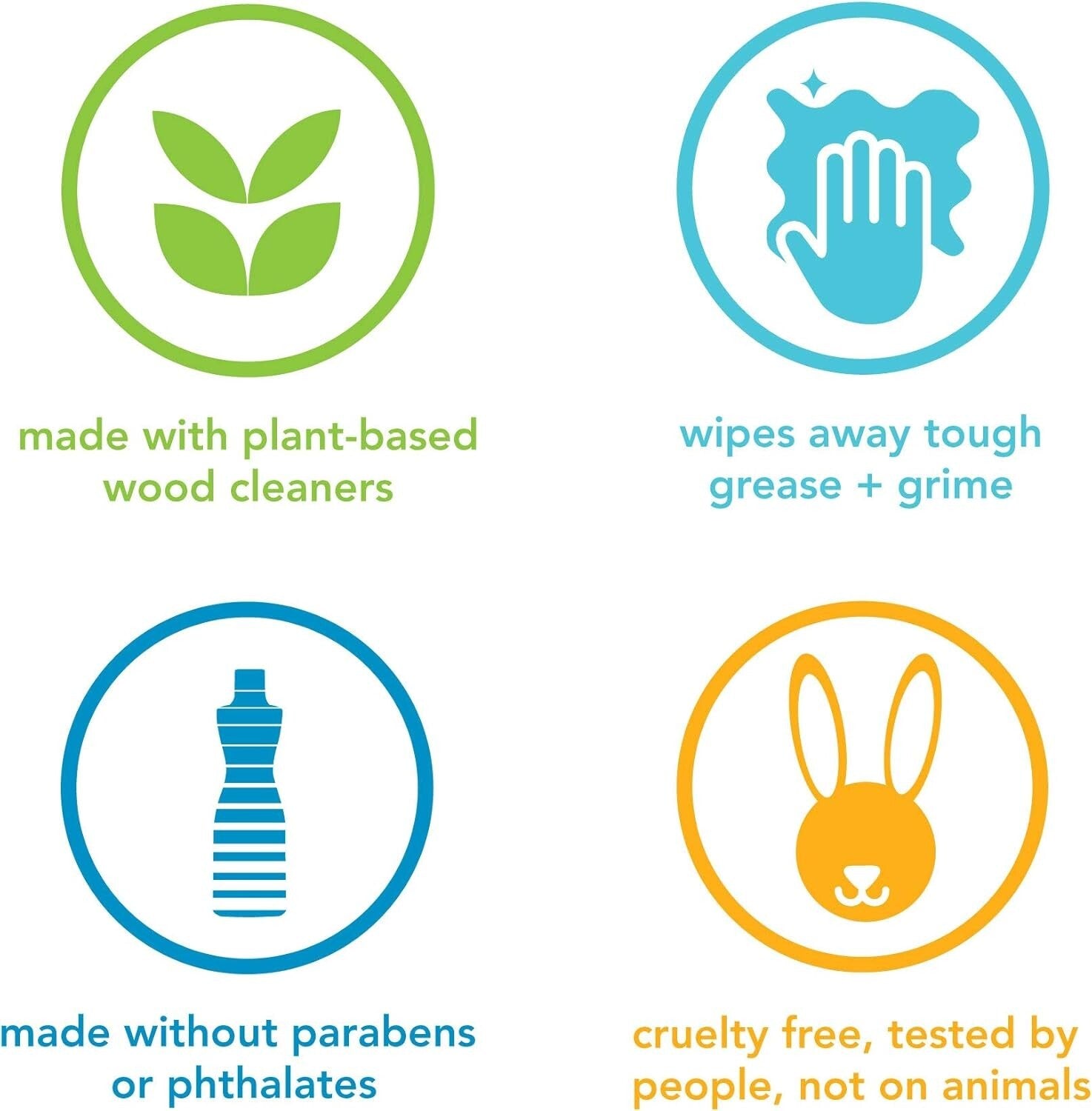 Plant-Based Almond Scent Wood Cleaner Spray - 28 Oz, 8-Pack for Surface Shine