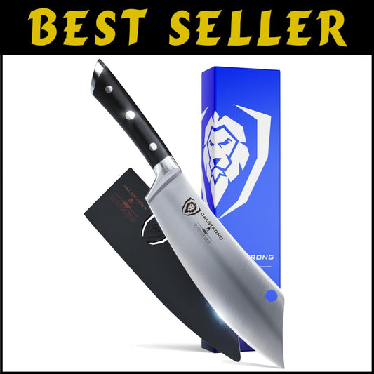 Versatile 8-Inch Kitchen Knife - Gladiator Series Cleaver with Ergonomic Handle