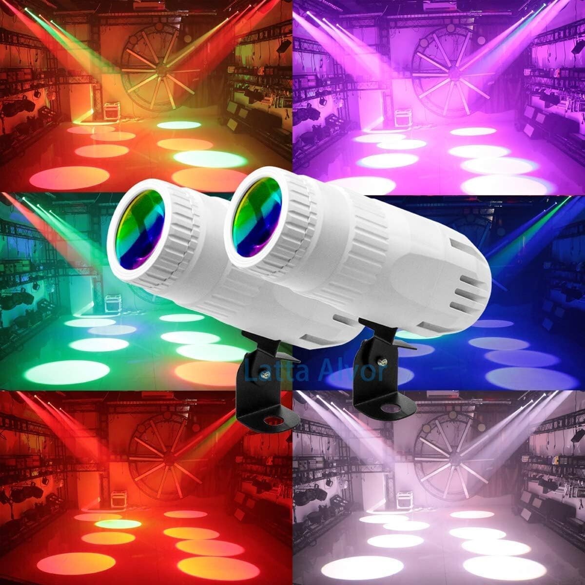 Compact 10000 Lumen RGBW LED Beam Spotlight - Perfect for Parties and Bars