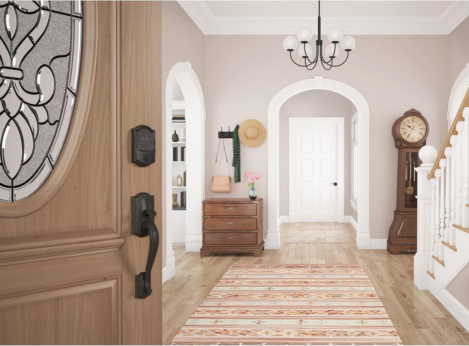 Encode Plus WiFi Smart Lock - Keyless Deadbolt with Touchscreen and Camelot Trim