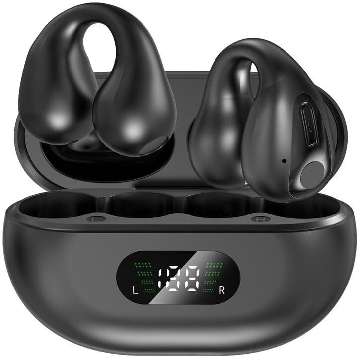 AI Translation Earbuds - 144 Languages, Real-Time, Black - Ideal for Travelers
