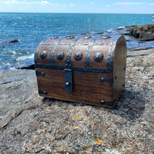 Load image into Gallery viewer, Vintage Handcrafted Treasure Chest – Perfect for Jewelry and Keepsakes Storage