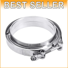 Load image into Gallery viewer, Versatile 5.0 Inch Stainless Steel Flange with High Tensile V-Band Clamp