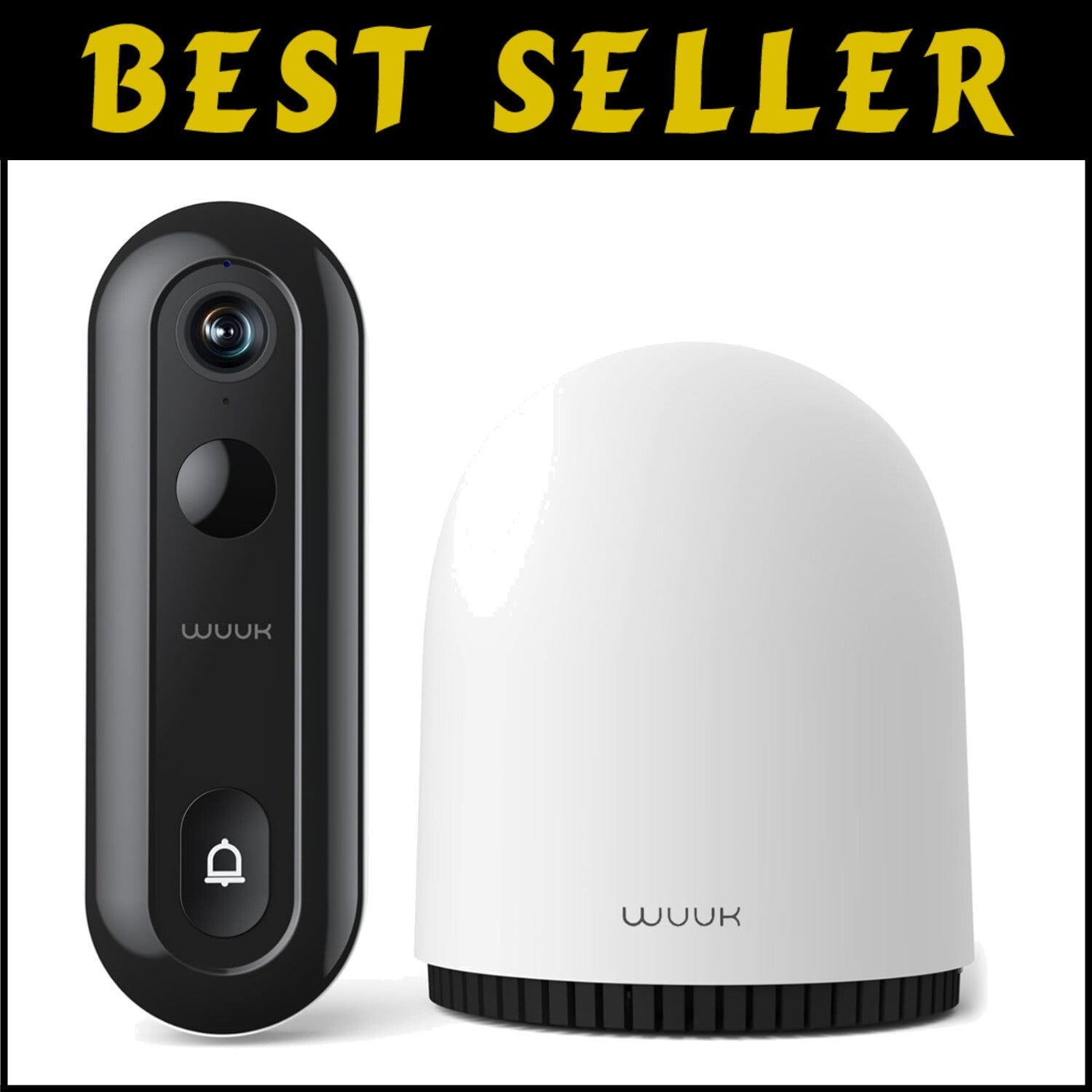 Advanced 2K Wired/Wireless Doorbell Camera with Night Vision & Motion Alerts