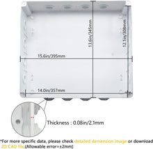 Load image into Gallery viewer, Durable IP65 Waterproof Junction Box for Electrical Projects - 15.7x13.8x4.7in
