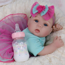 Load image into Gallery viewer, Handcrafted Reborn Baby Doll Girl - 18-Inch Soft Weighted Doll with Accessories