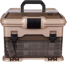 Load image into Gallery viewer, Gold/Black Portable Fishing Tackle Multiloader with Tuff Tainers &amp; Compartments