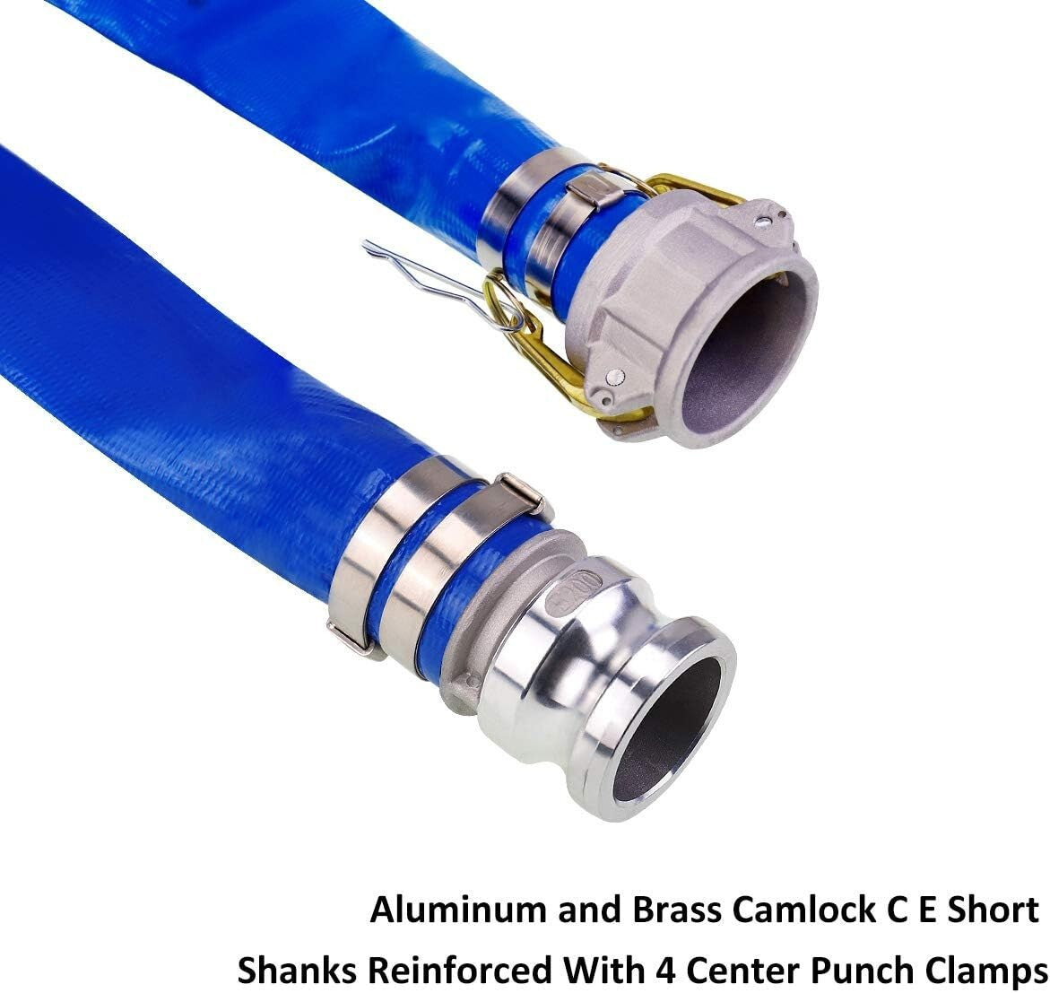 Essential 2" x 100' PVC Swimming Pool Drain Hose with Easy Storage Features