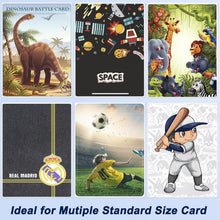 Load image into Gallery viewer, 100 Pack Clear Plastic Trading Card Sleeves - Perfect Protectors for Collectors