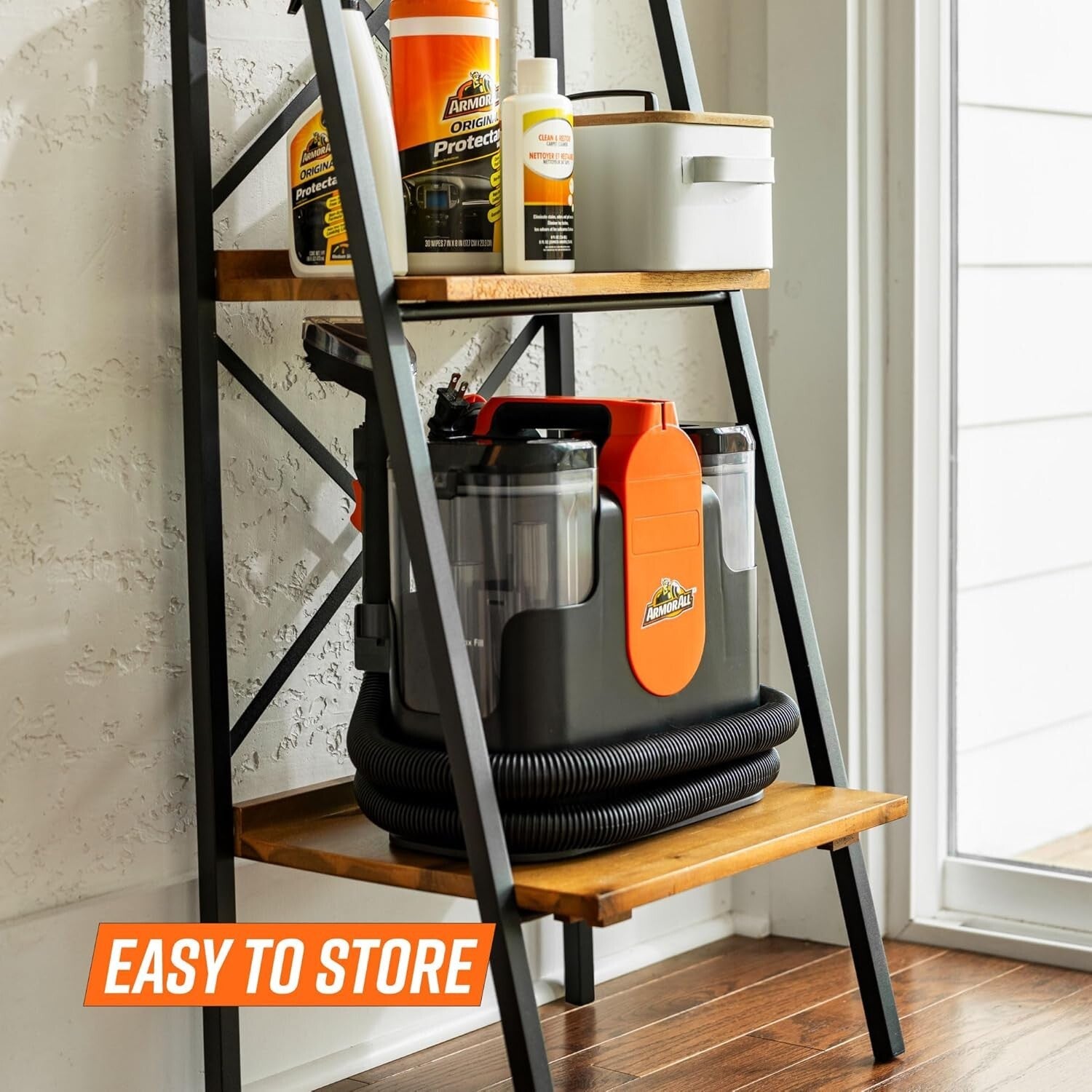 Effortless 0901 Upholstery Cleaner with Accessories - Ideal for Cars and Couches