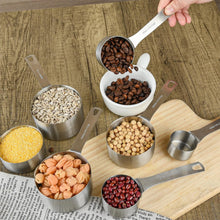 Load image into Gallery viewer, Eco-Friendly Stainless Steel Measuring Cups Set - 19 Pieces for Precise Cooking