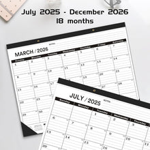 Load image into Gallery viewer, Extra Large 2025-2026 Desk Calendar with Easy Tear-Off Pages - Elegant Design