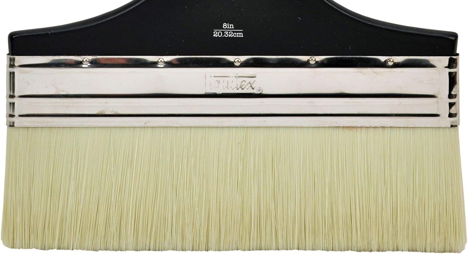 Durable 8'' Broad Flat Brush with Ergonomic Handle - Perfect for Large Surfaces