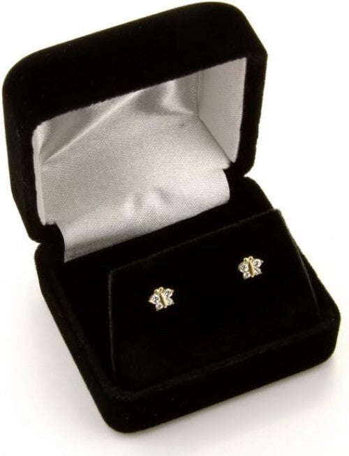 Elegant 14k Gold Ball Stud Earrings with Secure Screw Back - Gift-Ready Sizes