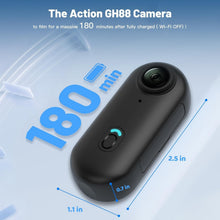 Load image into Gallery viewer, Thumb-Sized 128GB Action Body Camera with Hands-Free Recording Capabilities