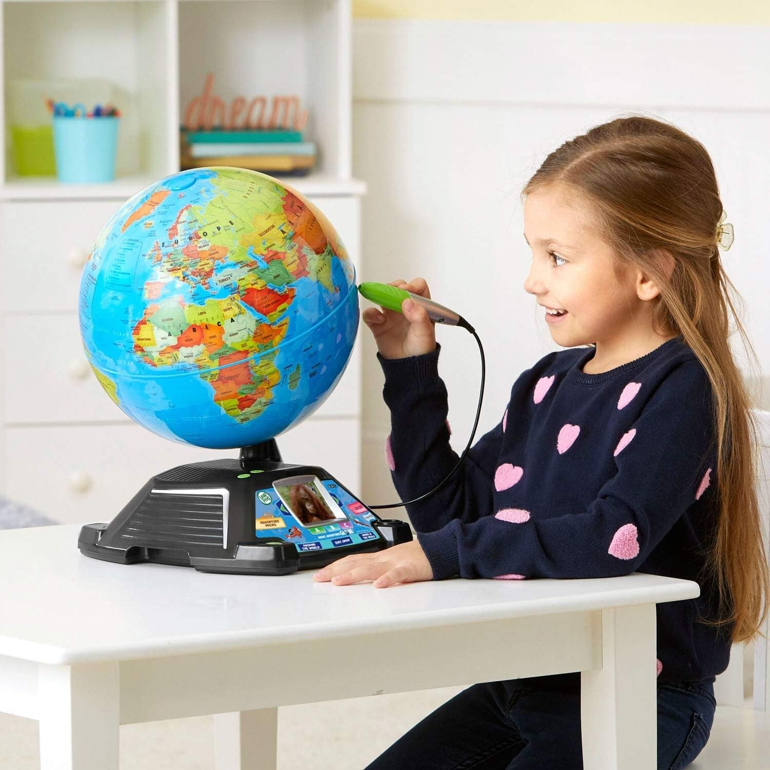 Frustration-Free 10" Kids Globe with Stylus & 5+ Hours of BBC Learning Videos