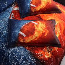 Load image into Gallery viewer, Full Size American Football Comforter Set with 3D Rugby Print - Fun for Teens