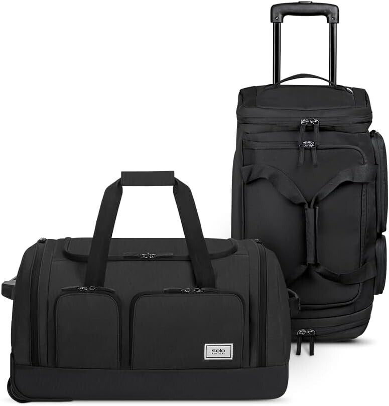 Compact 22 Inch Wheeled Duffle Bag - Lightweight Design for Modern Travelers