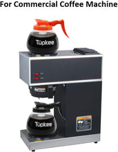 Load image into Gallery viewer, Ergonomic 12-Cup Coffee Decanter - Shatter-Resistant with Non-Scratch Brush